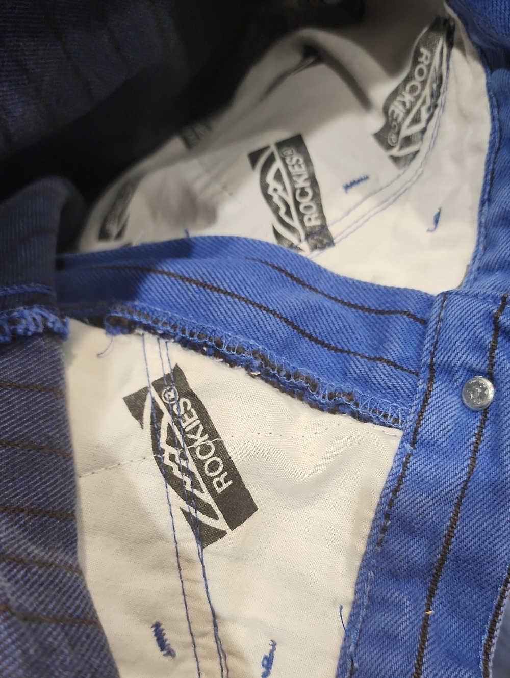 VINTAGE ROCKIES PINSTRIPE JEANS - Picture 12 of 14
